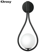 Load image into Gallery viewer, Wall Lamp LED Light Metal Glass Fixture Lighting