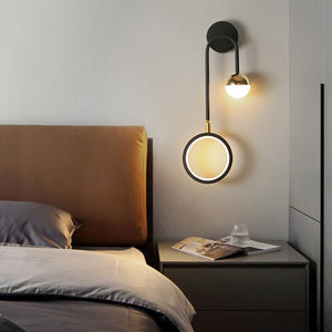 Hot Sale Led Black And Gold Wall Lamp