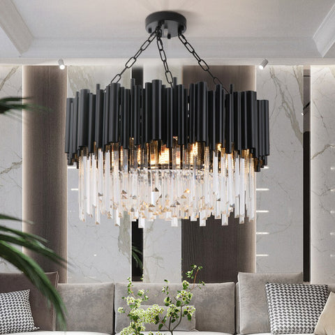 Image of Black Wyvern Modern Chandelier Lighting