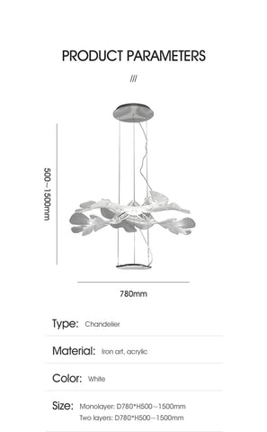 Image of Creative LED Acrylic Pendant Light Italian Design Chlorophilia Lamp