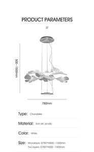 Creative LED Acrylic Pendant Light Italian Design Chlorophilia Lamp
