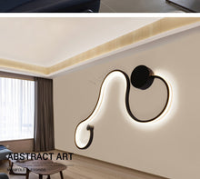 Load image into Gallery viewer, Scandinavian Serpentine Sconces Modern LED Wall Light