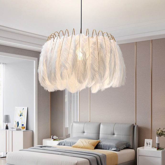 Modern Feather Lamp Chandelier