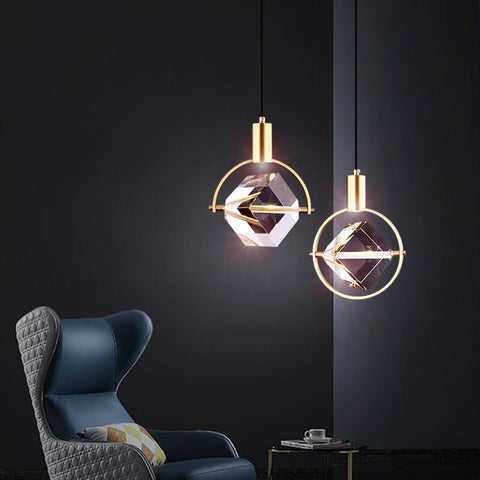 Image of Nordic Island Pendant Led Modern Luxury Crystal Chandelier