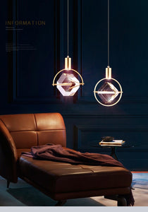 Nordic Island Pendant Led Modern Luxury Crystal Chandelier