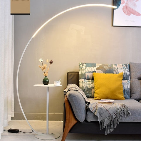 Image of Modern Nordic Arc Shape Floor Lamp