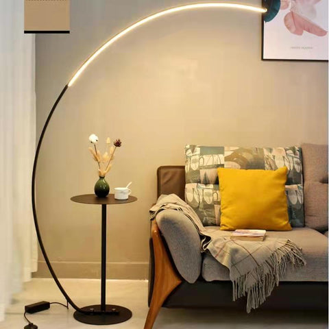 Image of Modern Nordic Arc Shape Floor Lamp