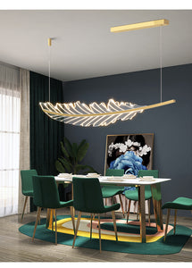 Modern LED Nordic Leaf Shaped Fixture Chandelier