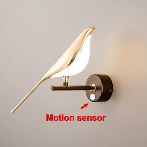 Image of Magpie Bird Modern LED wall lamp