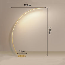 Load image into Gallery viewer, Modern Nordic Arc Shape Floor Lamp