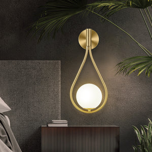 Wall Lamp LED Light Metal Glass Fixture Lighting