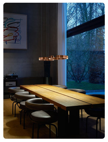 Image of Modern Round Nordic LED Ceiling Chandelier