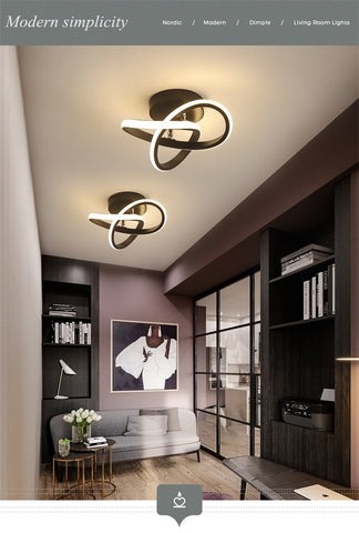 Image of Modern LED Aisle Ceiling Lights