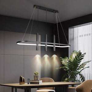 LED Chandelier Modern Art Island Table Hanging Lamp Chandelier Fixture