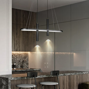 LED Chandelier Modern Art Island Table Hanging Lamp Chandelier Fixture