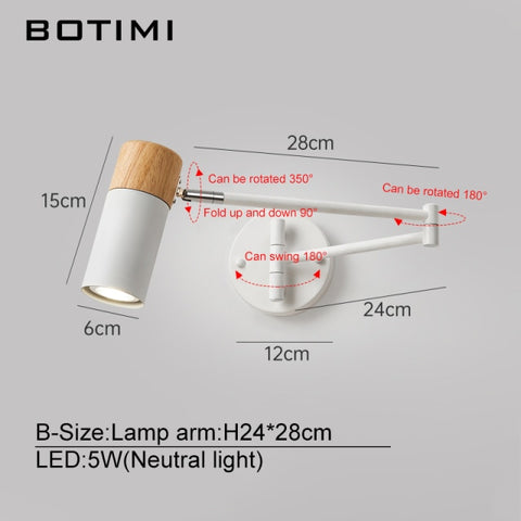 Image of Adjustable Bedside Lamp For Bedroom