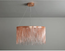 Load image into Gallery viewer, Modern LED Tassel Hanging Chandeliers Fixture Lights
