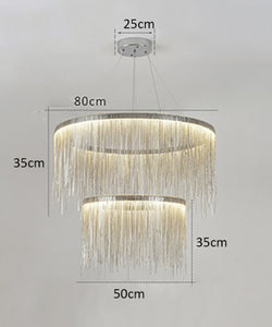 Modern LED Tassel Hanging Chandeliers Fixture Lights