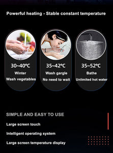 HYUNDAI Instant Electric Water Heater for Bathroom & Kitchen Intelligent Constant Temperature
