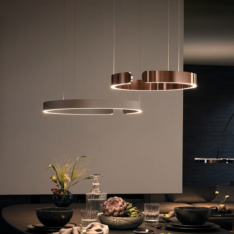 Image of Modern Round Nordic LED Ceiling Chandelier