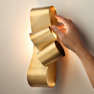 LED Wall Decoration Golden Lamp