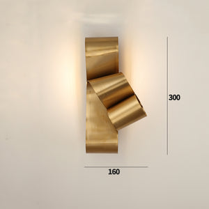 LED Wall Decoration Golden Lamp