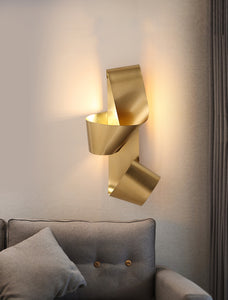 LED Wall Decoration Golden Lamp