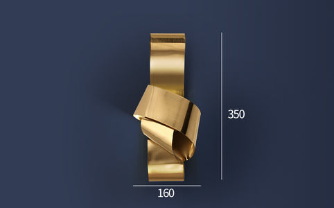 LED Wall Decoration Golden Lamp