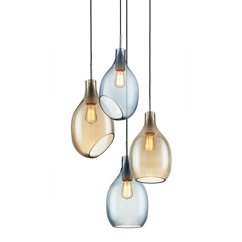 Image of Simple Post-Modern Glass Pendant Light - Minimalistic Decoration Lighting