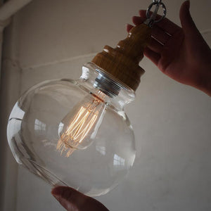 Thalia - Clear Glass Vintage Antique Hanging Light