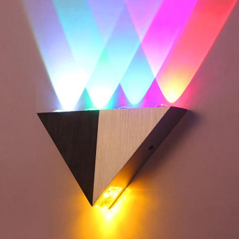Image of Modern LED Triangle Wall Lamp