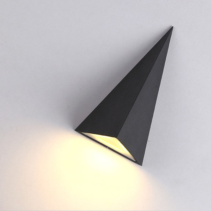 Waterproof Indoor/Outdoor Pyramid Wall Lamp