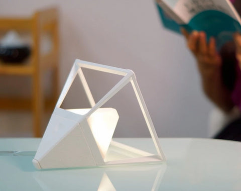 Image of Pyramid Touch Activated Diamond Lamp