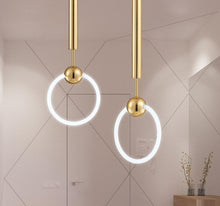 Load image into Gallery viewer, Floating LED Ring - Modern Chandelier - Suspension Lighting