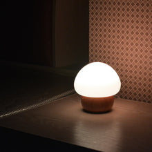 Load image into Gallery viewer, Champi - Wooden Base Mushroom Lamp