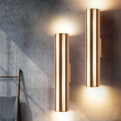 Image of Tobias - Modern Nordic Art Deco Cylinder Wall Lamp