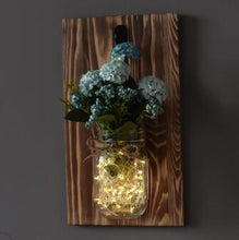 Load image into Gallery viewer, Jinx - Wall Mounted Fairy Light Mason Jar