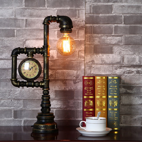 Image of Industrial Table Lamp-Creative Loft Style
