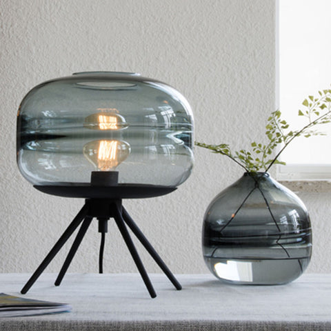 Image of Wavelet Blown Glass Table Lamp