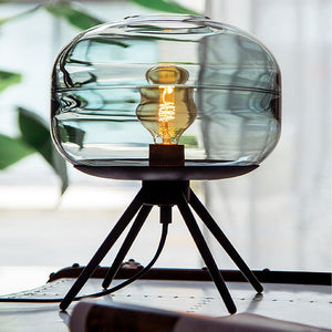 Wavelet Blown Glass Table Lamp
