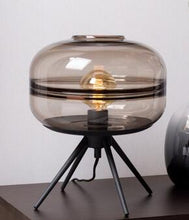 Load image into Gallery viewer, Wavelet Blown Glass Table Lamp