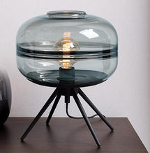 Load image into Gallery viewer, Wavelet Blown Glass Table Lamp