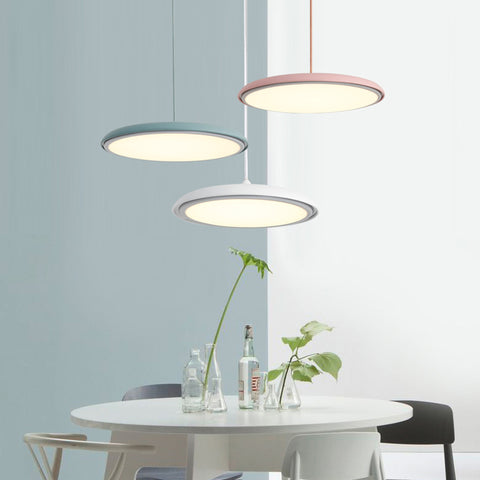 Image of Post-Modern Nordic Circular LED Hanging Lamps