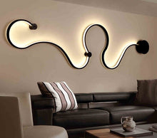 Load image into Gallery viewer, Scandinavian Serpentine Sconces Modern LED Wall Light