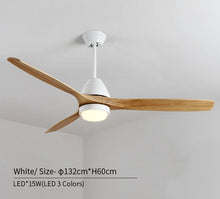 Load image into Gallery viewer, Modern Nordic Ceiling Fan with LED Light