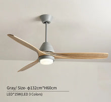 Load image into Gallery viewer, Modern Nordic Ceiling Fan with LED Light