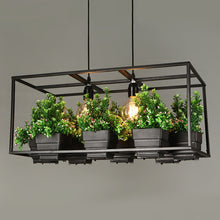 Load image into Gallery viewer, Metta - Wrought Iron Suspended Planter Lamp