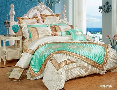 Luxury Silk Cotton Royal Bedding Set
