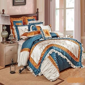 Luxury Silk Cotton Royal Bedding Set