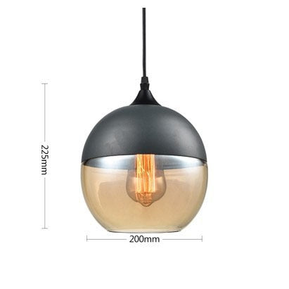 Image of Modern Nordic Glass Pendant Light